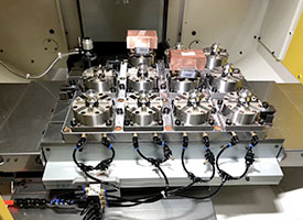 D100 CNC 11頭氣動卡盤
